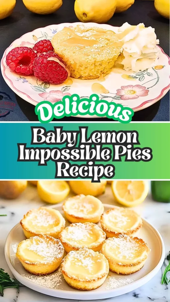 Baby Lemon Impossible Pies