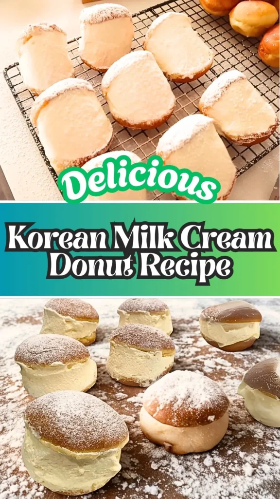 Korean Milk Cream Donut