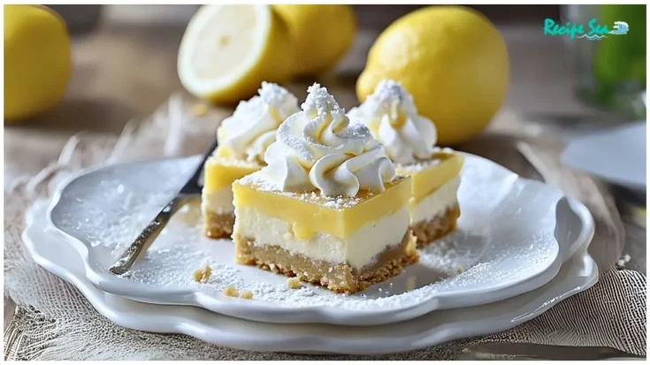 Lazy Day Lemon Cream Pie Bars Recipe