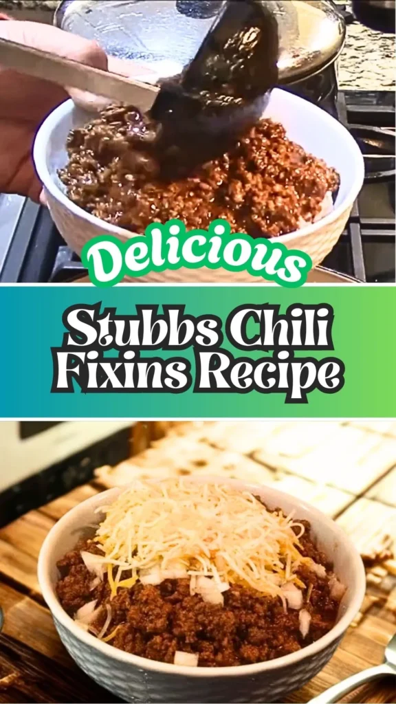 Stubbs Chili Fixins