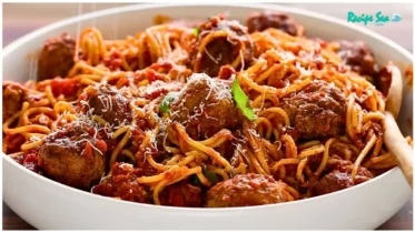 Italian Meat Balls with Spaghetti
