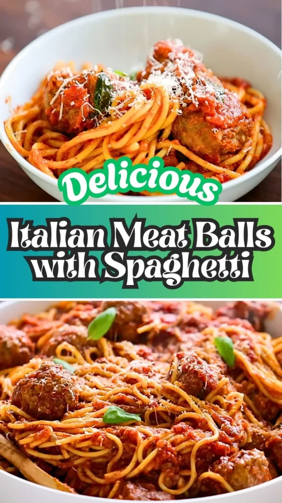 Italian Meat Balls with Spaghetti