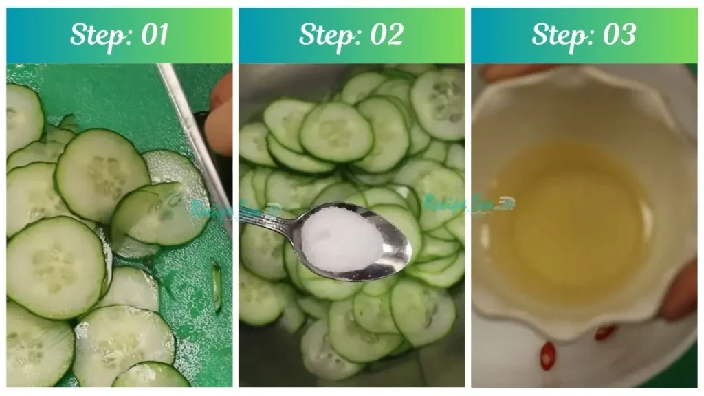 Step by Step Bartaco Cucumber Salad Recipe