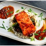 Cheddars Bourbon Glazed Salmon Recipe