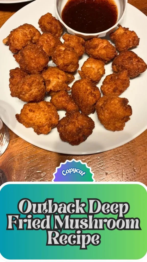 Copycat Outback Deep Fried Mushroom Recipe
