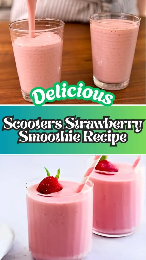 Scooters Strawberry Smoothie