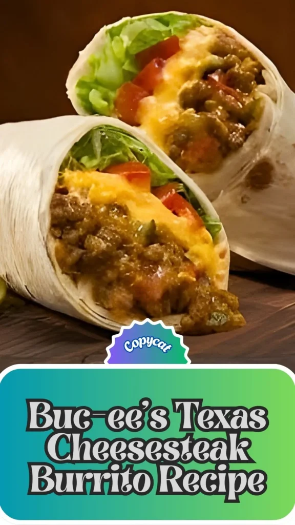 Copycat Buc-ee's Texas Cheesesteak Burrito Recipe