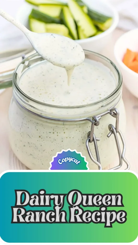 Copycat Dairy Queen Ranch Recipe