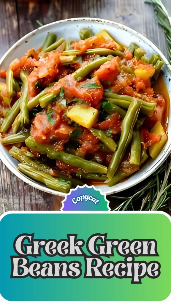 Copycat Greek Green Beans Recipe