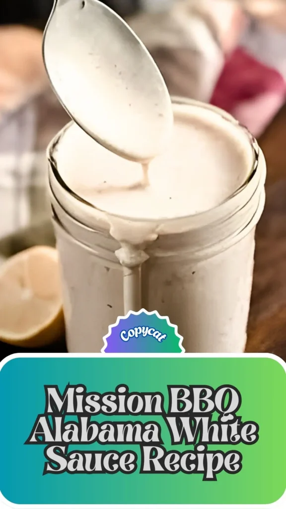 Copycat Mission BBQ Alabama White Sauce Recipe