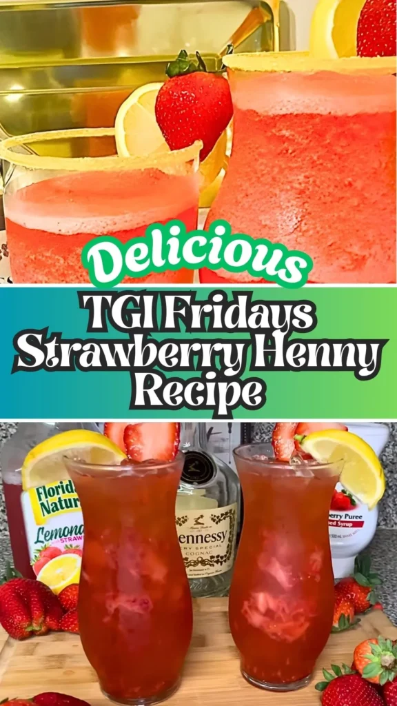 TGI Fridays Strawberry Henny