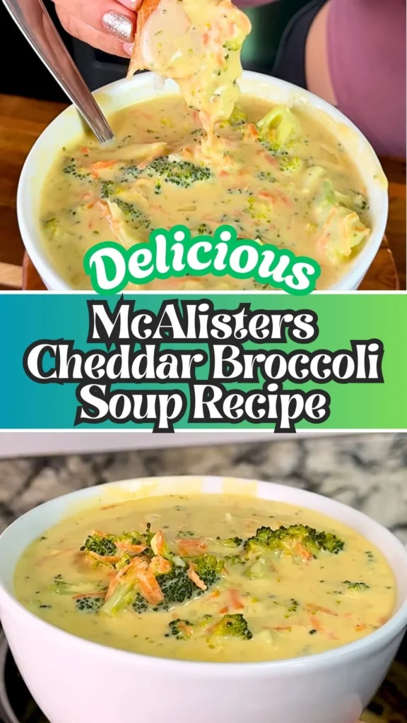 McAlisters Cheddar Broccoli Soup