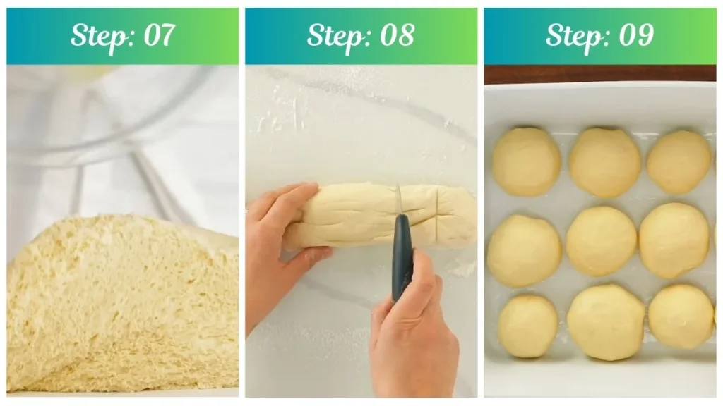 Preparing the Logans Roadhouse Dinner Rolls