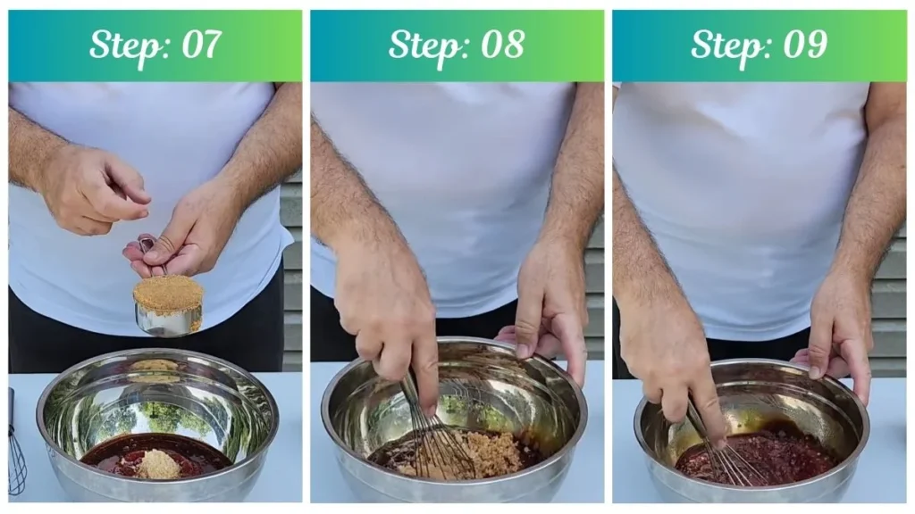 Preparing the Wood Ranch BBQ Sauce