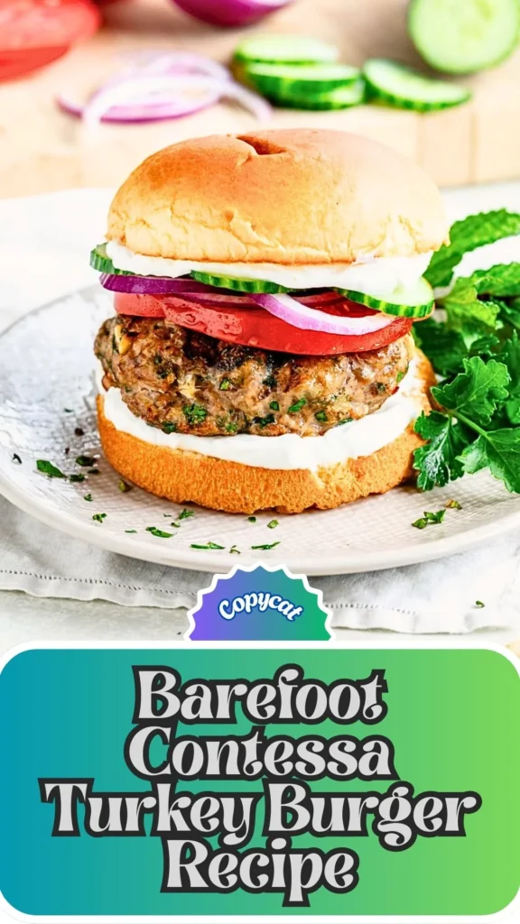 Copycat Barefoot Contessa Turkey Burger Recipe