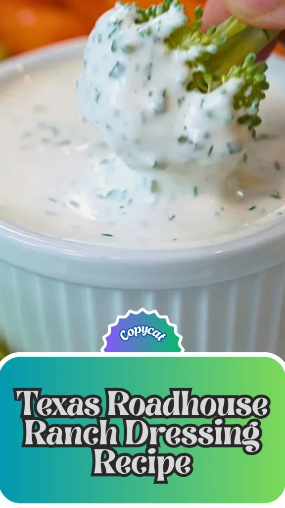Copycat Texas Roadhouse Ranch Dressing Recipe
