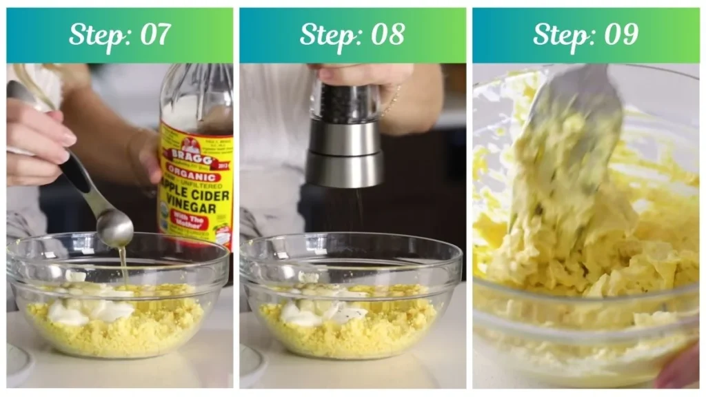 Preparing the Texas Roadhouse Deviled Eggs