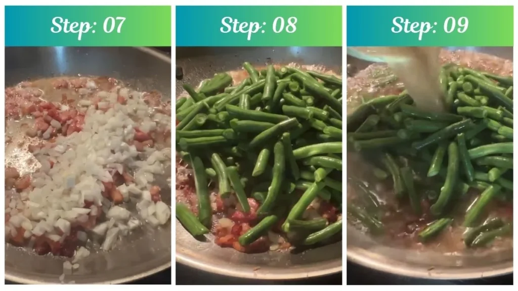 Preparing the Texas Roadhouse Green Beans