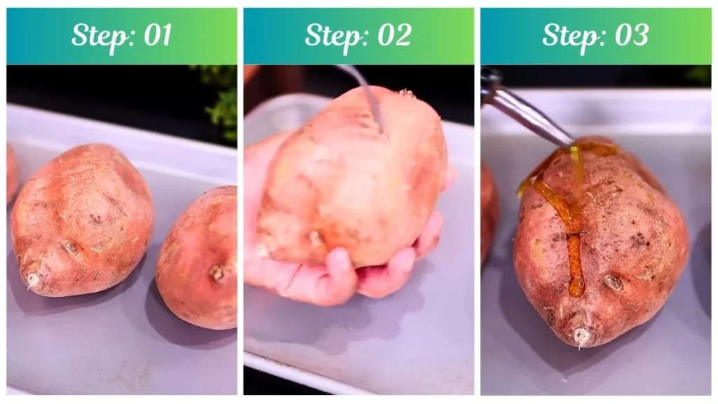 Step by Step Texas Roadhouse Baked Sweet Potato Recipe