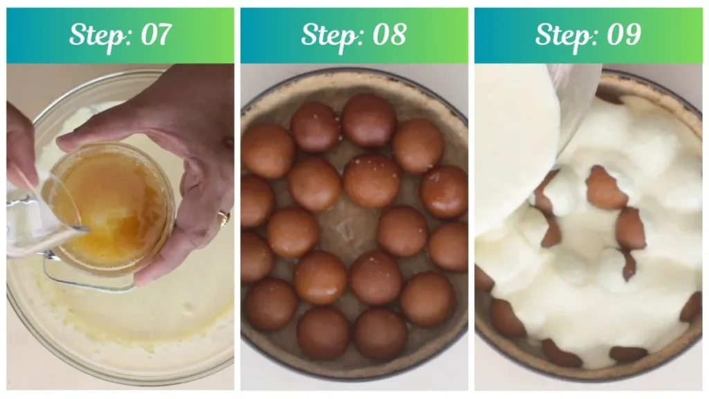 Preparing the Gulab Jamun Cheesecake