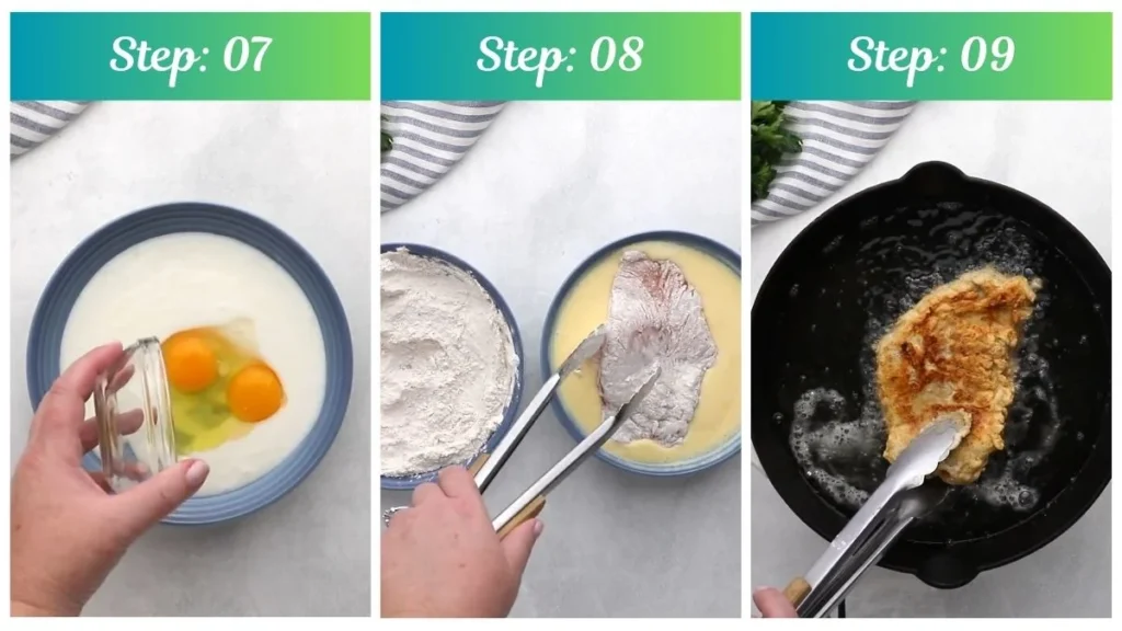 Preparing the Texas Roadhouse Country Fried Chicken