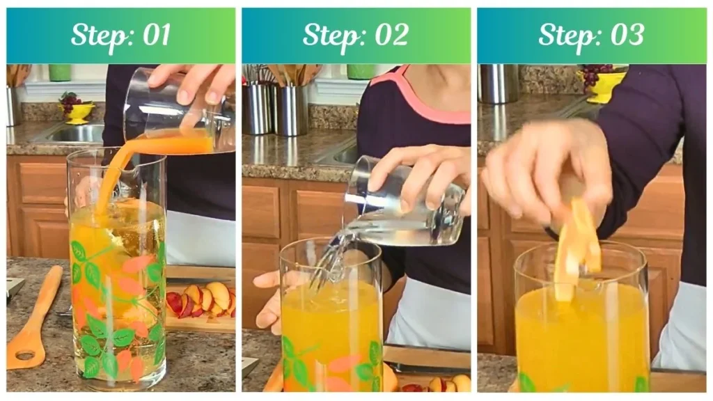 Step by Step Carrabbas Peach Sangria Recipe