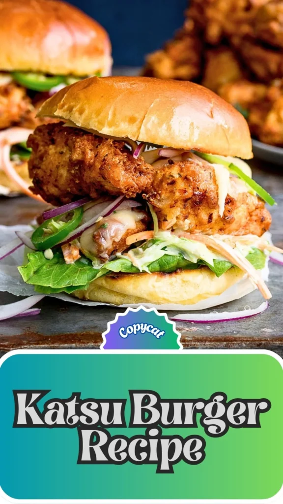 Copycat Katsu Burger Recipe