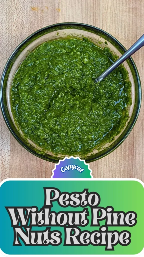 Copycat Pesto Without Pine Nuts Recipe
