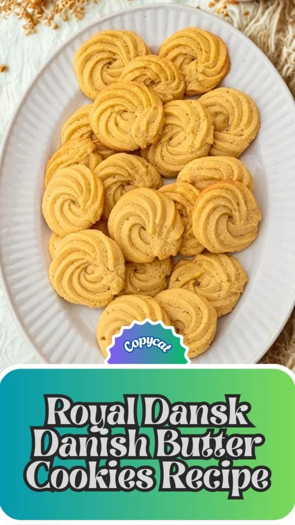 Copycat Royal Dansk Danish Butter Cookies Recipe