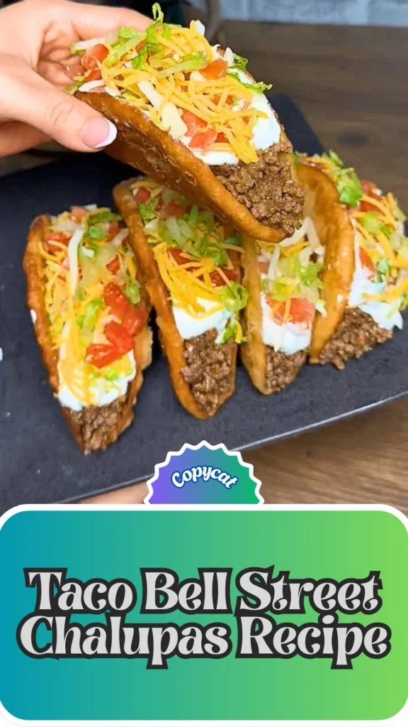 Copycat Taco Bell Street Chalupas Recipe